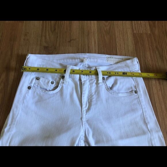 rag & bone THE DRE Jean Aged Bright White Jeans - Picture 8 of 11